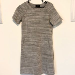 Brass Clothing A-Line Dress Light Gray
